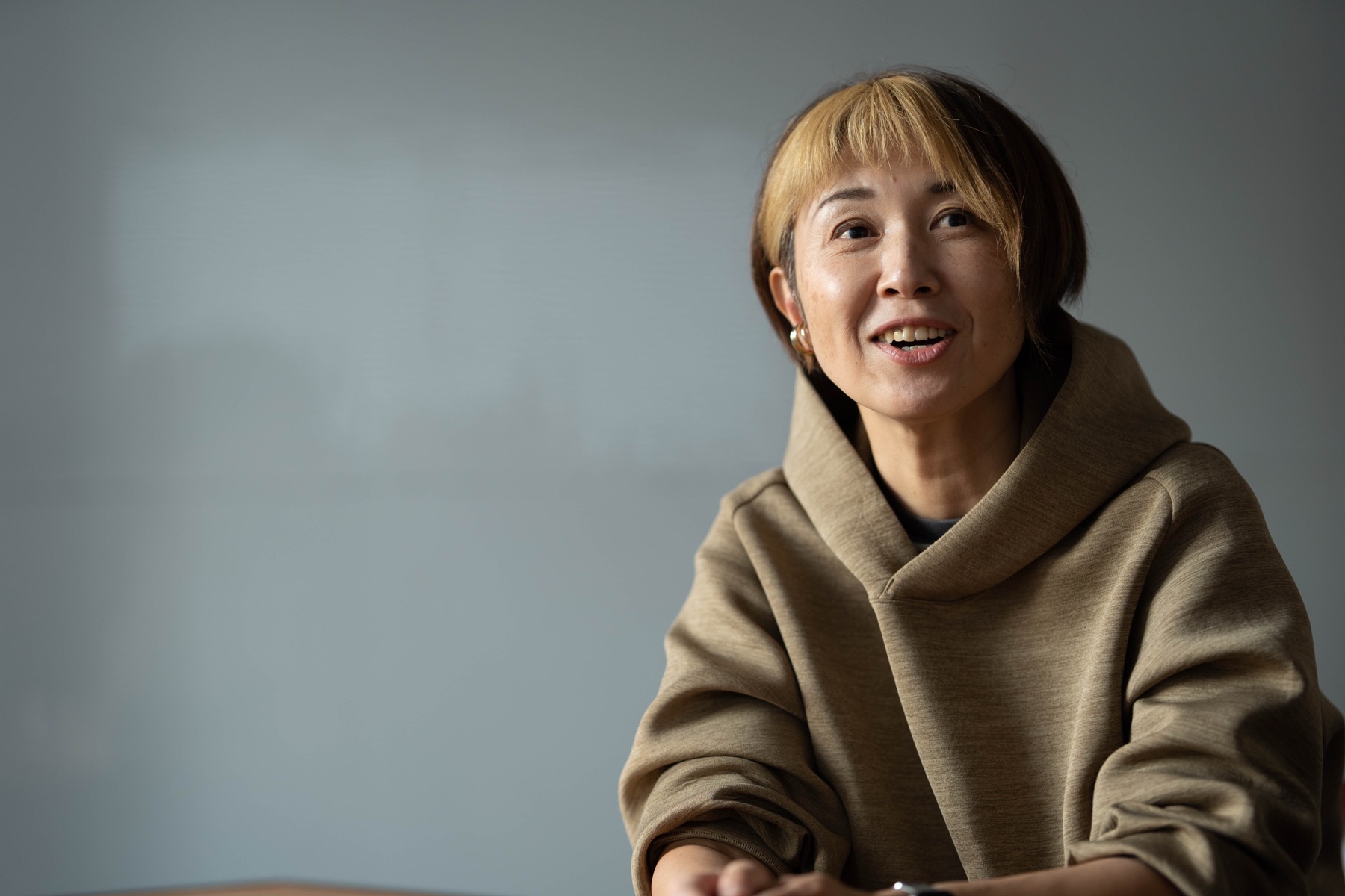 対話中の松本裕美
